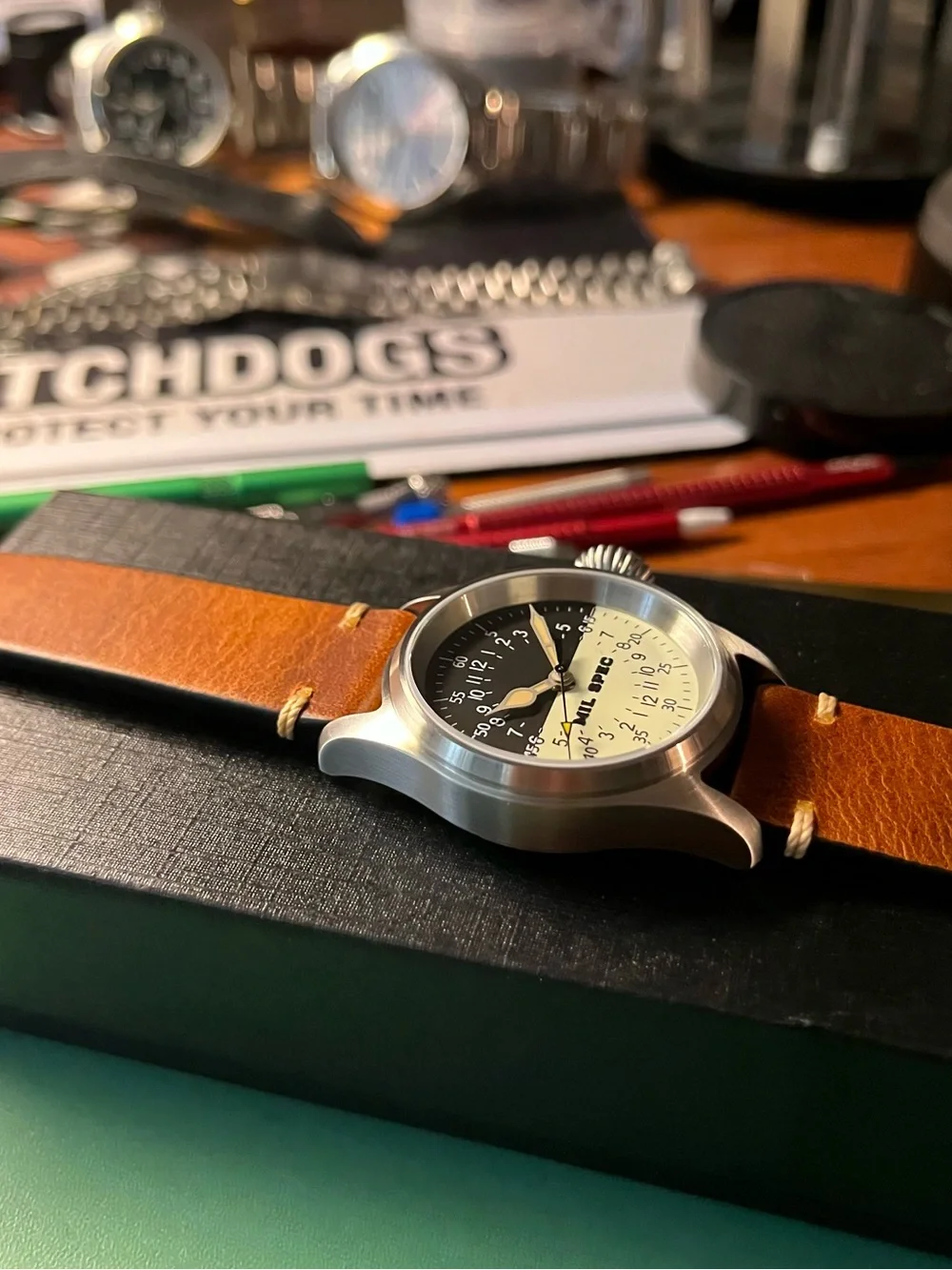 MIL-SPEC Flight School No. 3 • Aviation Instrument Dial • 36mm